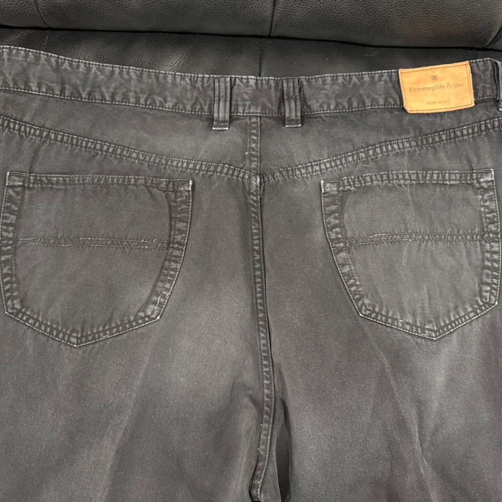 Ermenegildo Zegna Men Regular Fit 5 Pocket Italy Cotton Denim Jean Size 44 - Picture 12 of 16